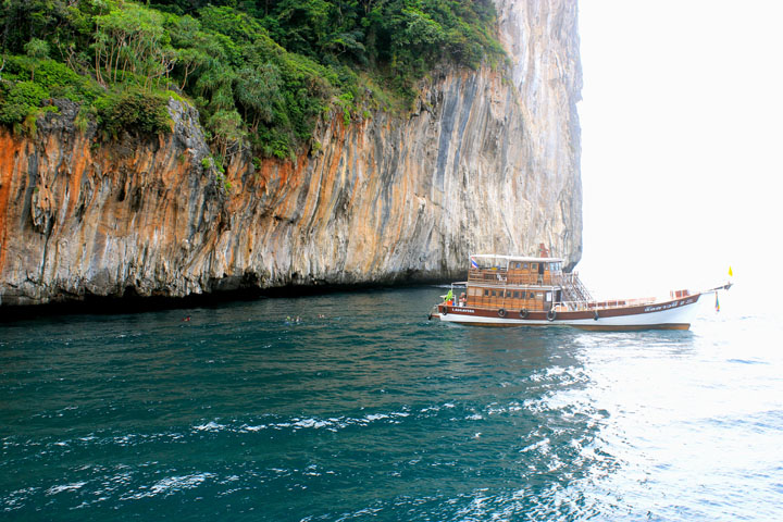 Arriving at Phi Phi