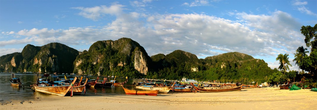 Tonsai Bay Longtail Boats