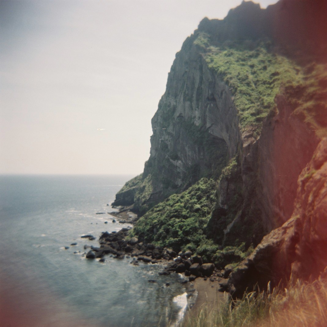 Sunrise Peak, Jeju Island, Holga