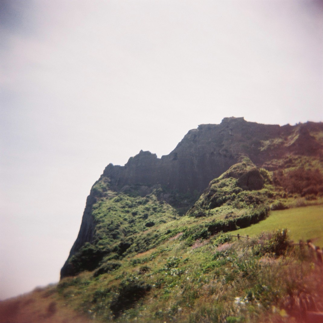 Sunrise Peak, Jeju Island, Holga