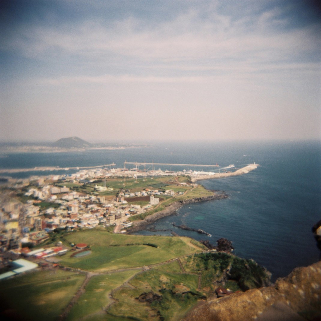 Sunrise Peak, Jeju Island, Holga